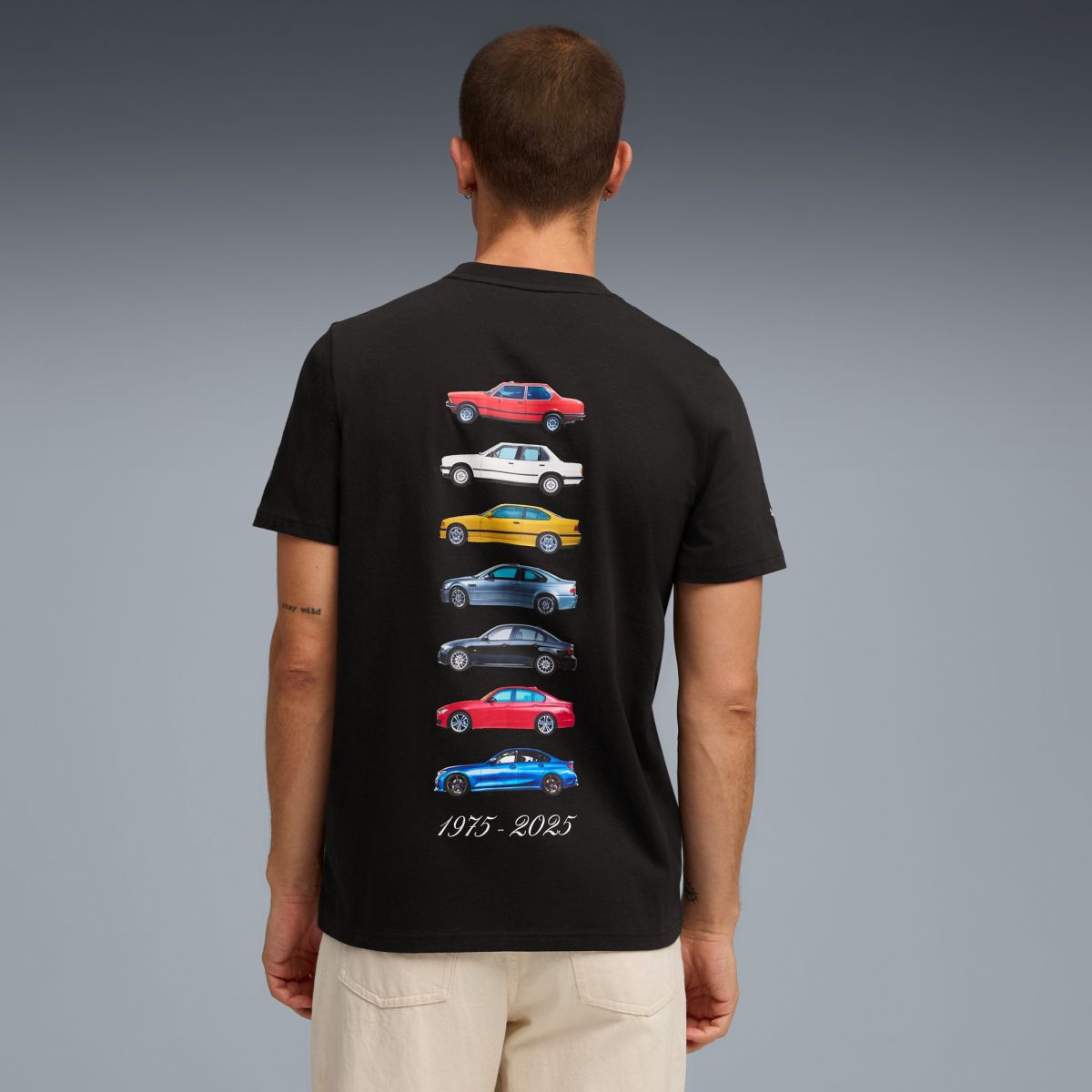 3系列車型黑色T恤 